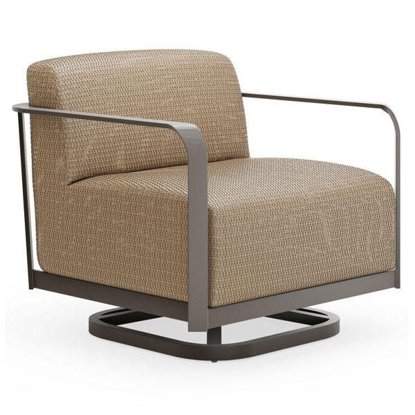 Juno Swivel Lounge Chair by Woodard - Image 3